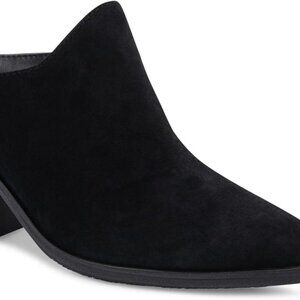 Aqua College Womens Nia Suede Slip On Mules Black 8.5 Medium (B,M)
